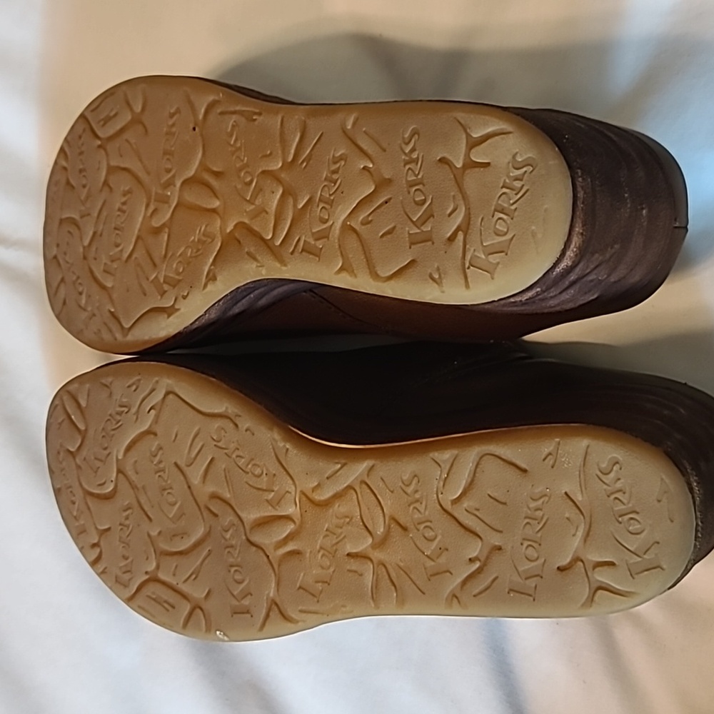 Kork-Ease Brown Leather Mule Clogs - Picture 5 of 7